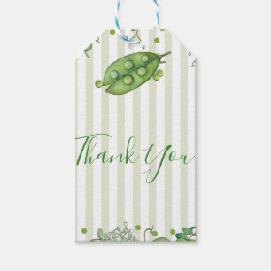 Étiquettes-cadeau Douce Pois Vert Fantaisiste Baby Shower à pois