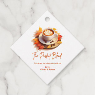 Étiquettes Cadeau Douceur d'automne Mariage Couple Shower 
