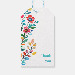 Étiquettes-cadeau Douche personnalisée Floral Couples Mexicains