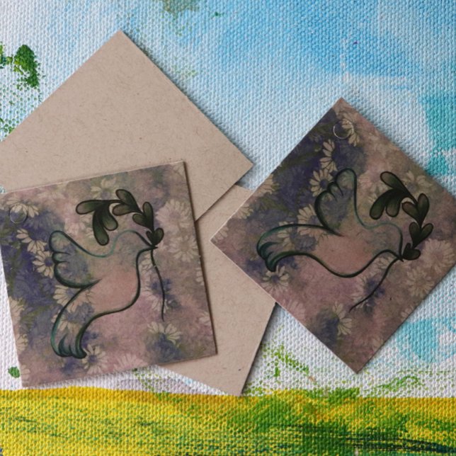 Étiquettes Cadeau Dove d'espoir et de paix (Créateur téléchargé)