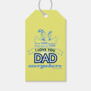 Étiquettes-cadeau Dr Seuss   Je t'aime Papa partout