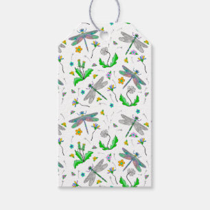 Étiquettes-cadeau Dragonlies et Dandelions de et vers