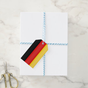 Étiquettes-cadeau Drapeau Allemagne Schwarz Rot Gold Personnalisé