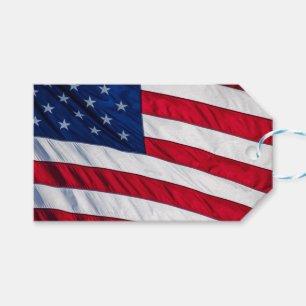 Étiquettes-cadeau Drapeau américain