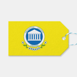 Étiquettes-cadeau Drapeau d'Arlington (Virginie)