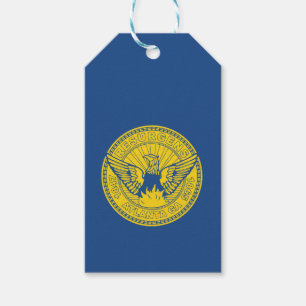 Étiquettes-cadeau Drapeau d'Atlanta, Géorgie Tags cadeaux