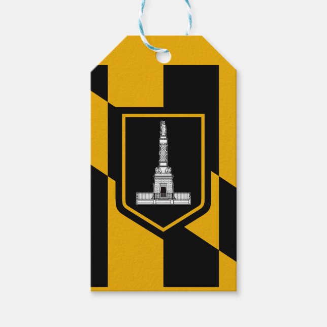 Étiquettes-cadeau Drapeau de Baltimore (Devant)