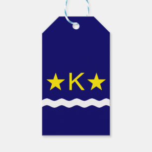 Étiquettes-cadeau Drapeau de Kinshasa, Congo Tags cadeaux