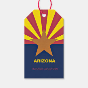 Étiquettes-cadeau Drapeau de l'Arizona