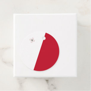 Étiquettes Cadeau Drapeau de Malte