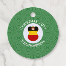 Drapeau de Noël Angel allemand personnalisé