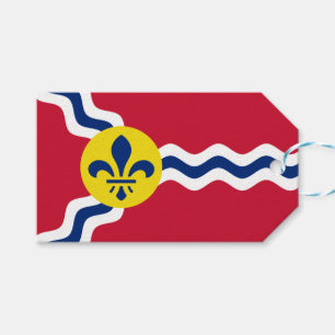 Étiquettes-cadeau Drapeau de Saint-Louis (Missouri)