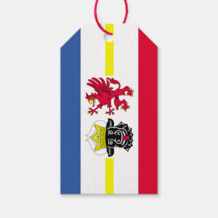 Étiquettes-cadeau Drapeau du Mecklembourg-Poméranie occidentale Tags