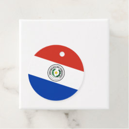 Étiquettes Cadeau Drapeau du Paraguay