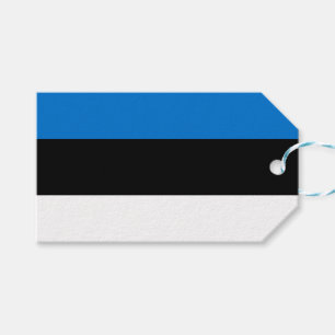 Étiquettes-cadeau Drapeau estonien
