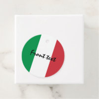 Drapeau italien d'Italie fête personnalisée