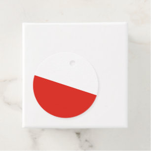 Étiquettes Cadeau Drapeau polonais