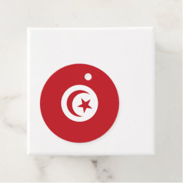 Étiquettes Cadeau Drapeau tunisien
