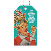 Drôle Obtenir Lit Fille Noël Tags cadeaux