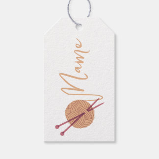Étiquettes-cadeau d'un artisan au client
