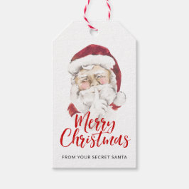 Étiquettes-cadeau Échange de cadeaux Père Noël Secret Noël