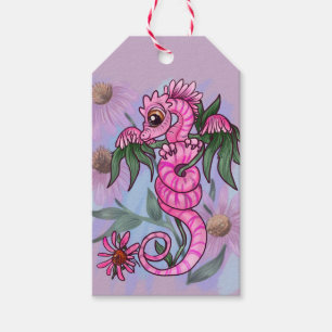 Étiquettes-cadeau Echinacea fleur lil' dragon de jardin