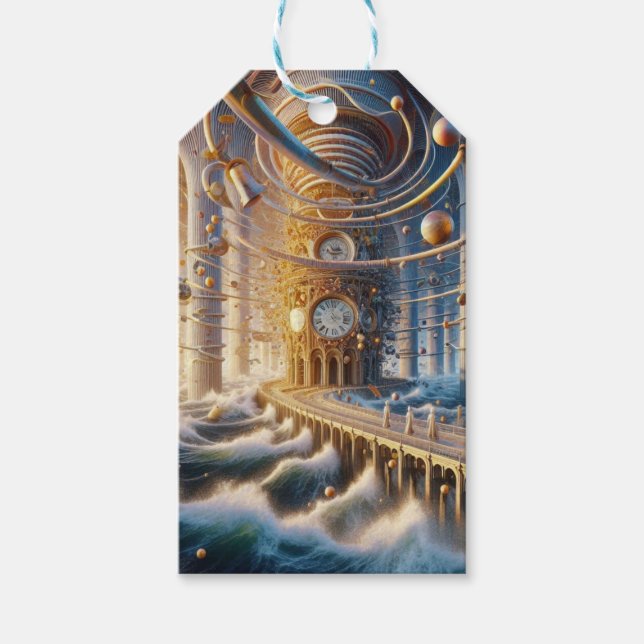 Étiquettes-cadeau Echos de '73 : Le Labyrinthe de Chronos Ocean (Devant)