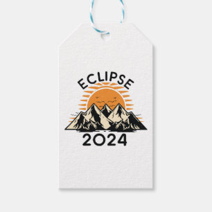 Étiquettes-cadeau Éclipse solaire totale 2024