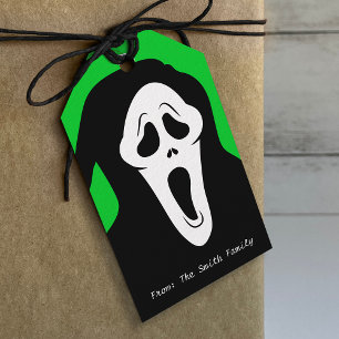 Étiquettes-cadeau Écran Ghost Face Halloween Tags cadeaux