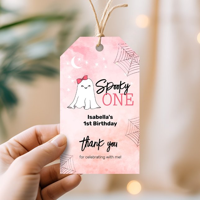 Étiquettes-cadeau Éffrayant Une Fille 1er Anniversaire Favoriser Mer (Créateur téléchargé)