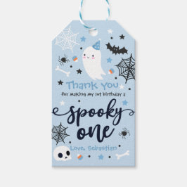Étiquettes-cadeau Éffrayant Une Mignonne Halloween Ghost 1er Décor A