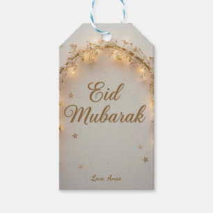 Étiquettes-cadeau Eid Mubarak personnalisé