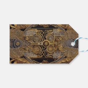 Étiquettes-cadeau Élégance Antique : Fusion Celtique et Égyptienne