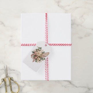 Étiquettes-cadeau Élégance de Noël céleste