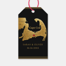 Élégant Carte du Cap Cod Mariage