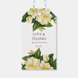 Étiquettes-cadeau Élégant faire-part de mariage botanique