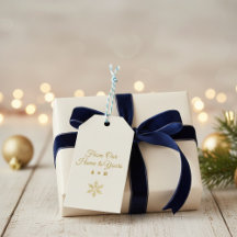 Elegant Gold "From Our Home to Yours" DIY Holiday 