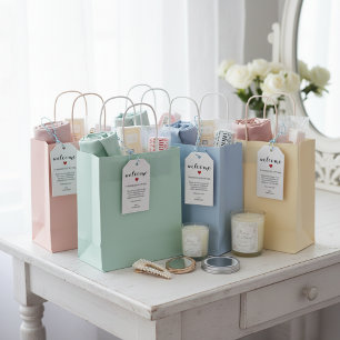 Étiquettes-cadeau Élégant Niagara Falls Mariage Bienvenue Invité