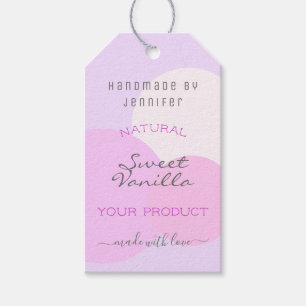 Étiquettes-cadeau Élégant Pastel Modèle Produits Fournitures d'embal