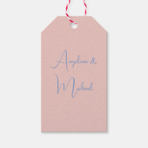 Étiquettes-cadeau Élégant stylé tendance écriture manuscrite Nom du 