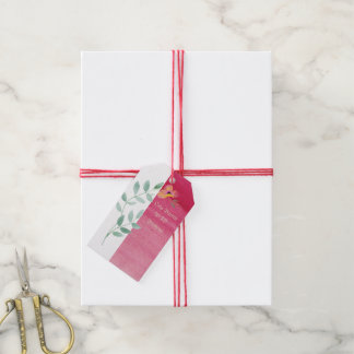 Étiquettes-cadeau Élégant Tags cadeaux floraux roses