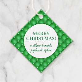 Étiquettes Cadeau Élégante huile verte