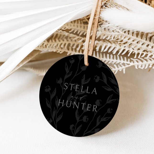 Étiquettes Cadeau Élégante végétation victorienne moderne (Créateur téléchargé)