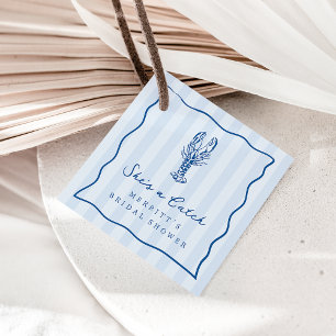 Étiquettes Cadeau Elle est un trésor Réception de mariage de crabe