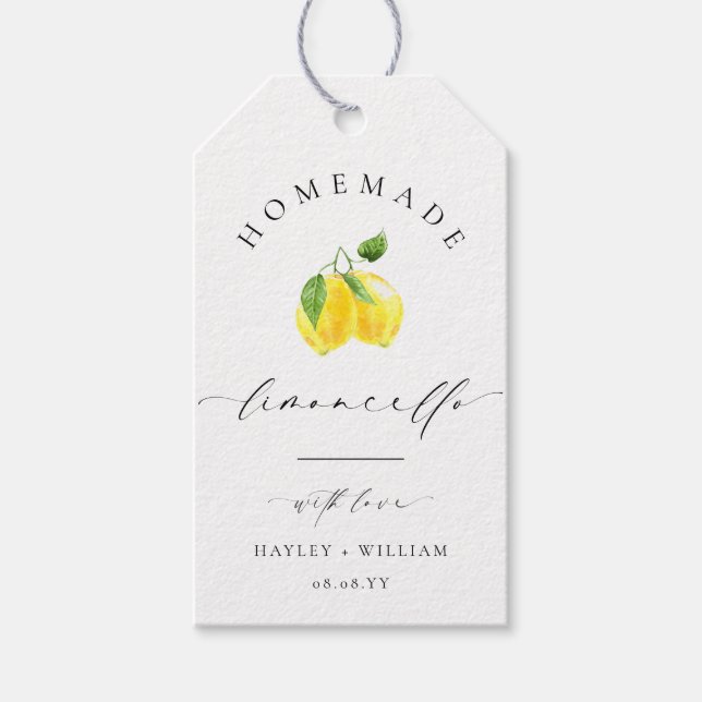 Étiquettes-cadeau Ellesmere Limoncello Favoriser (Devant)