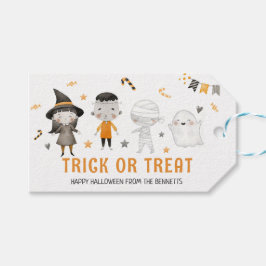 Étiquettes-cadeau Enfants Halloween Balle d'anniversaire ou de trait