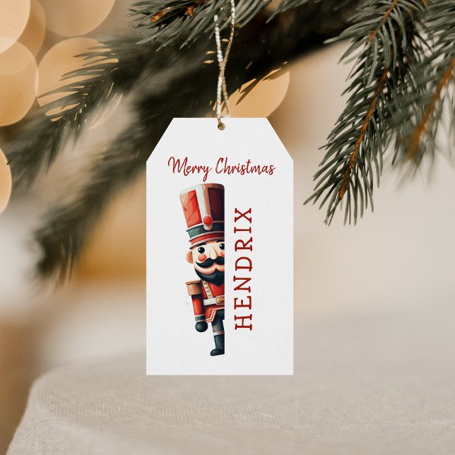 Étiquettes-cadeau Enfants Noisette personnalisée Noël (Créateur téléchargé)