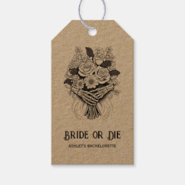 Étiquettes-cadeau Enterrement de vie de jeune fille Halloween Bride 