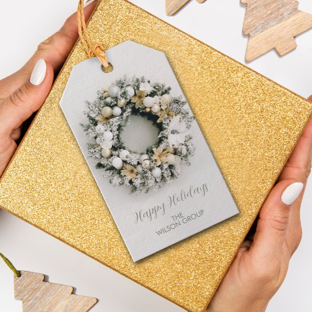 Étiquettes-cadeau Entreprise de courriels de Noël (Créateur téléchargé)