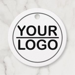 Étiquettes Cadeau Entreprise de logo personnalisé